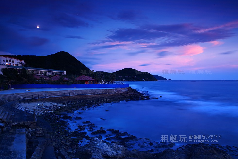 三亞旅游游艇 帆船租賃三亞港——小東海、大東海航線