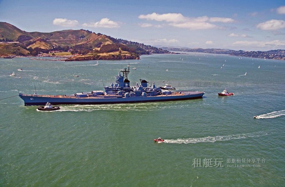 超艇算什么？60萬租下270米美國超級戰列艦“衣阿華”號